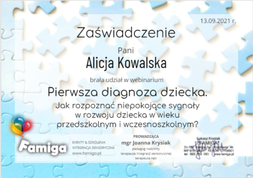 Webinar #59 - Pierwsza diagnoza dziecka