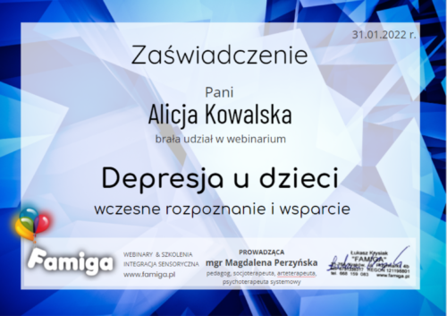 Webinar #79 - Depresja u dzieci